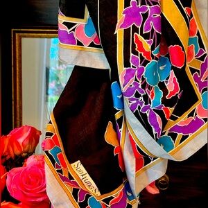 Sunkyung Sa Scarf Retro Classic Multicolored 29 x 29